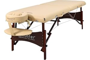 Master Massage 28" Paradise Pro Portable Massage Table Package, Cream