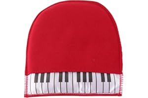 Microfiber Soft Cleaning Cloth Glove for Piano Musical Instrument (Red)
