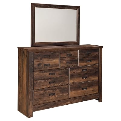 ashley furniture signature design quinden dresser 7 drawer dark brown Quinden Dresser
