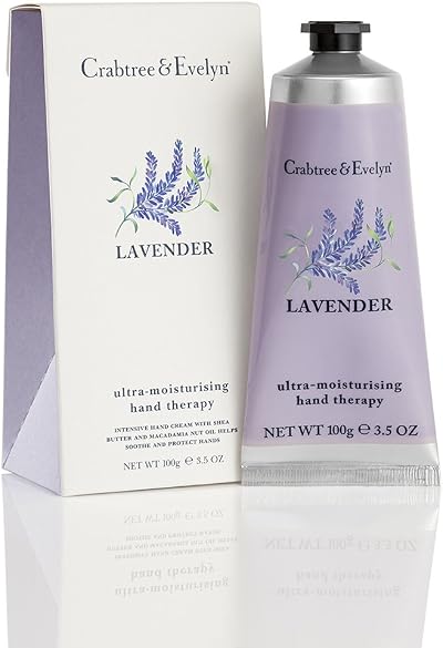 Crabtree & Evelyn Lavender Hand Therapy 100g Shea Butter Softening Cream