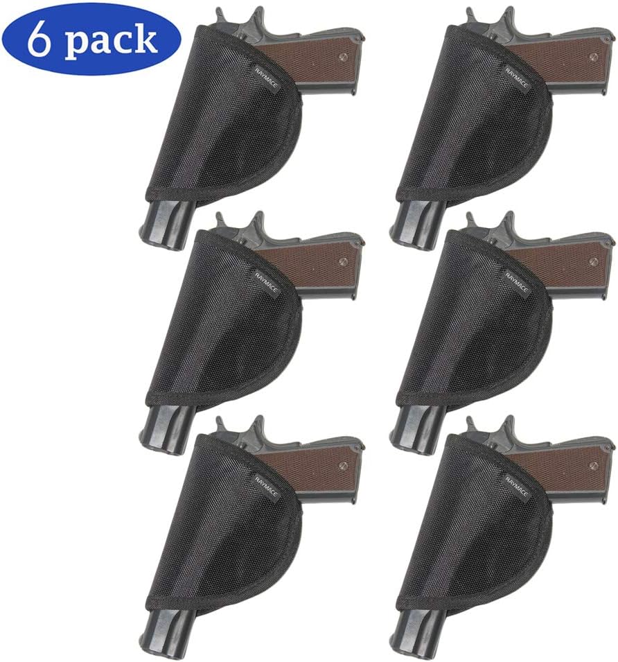 Raymace Pistol Holster with Adhensive Backing,Gun Safe Accessories Pistol Handgun Holster Storage Solution Mount Inside Gun Safes Door
