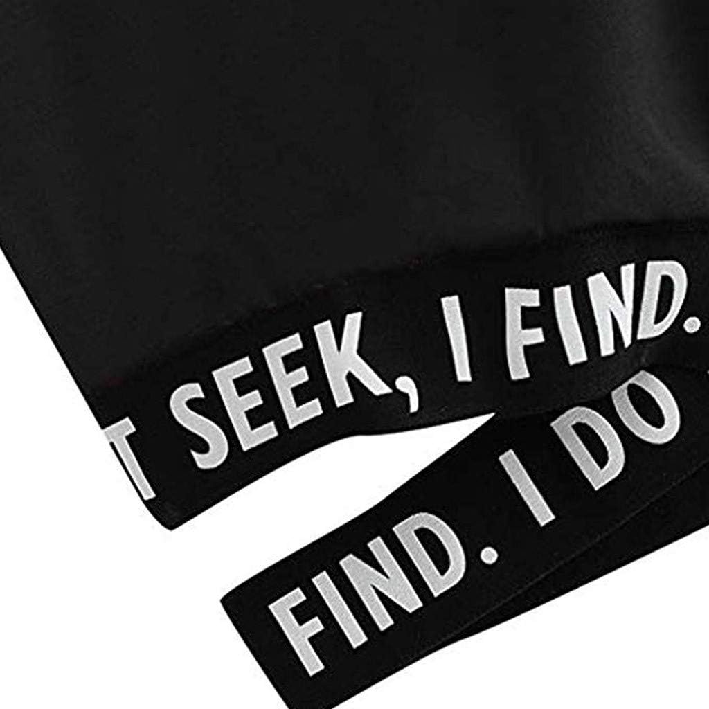 Skang Tops For Women Women S Ladies I Do Not Seek I Find Letter Print Casual Cross Cut Belt Fashion Solid Latter Cross Strap Round Collar Chic Shirt Sexy Fashion T Shirt Tops