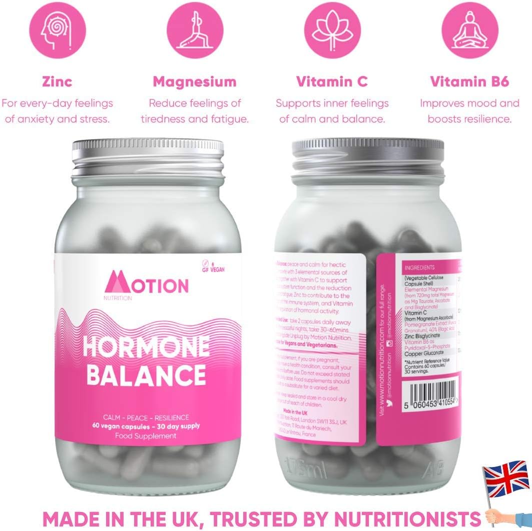 Motion Nutrition Hormone Balance (60 Capsules), 60 count (Pack of 1) - Image 4