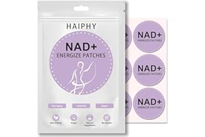 Haiphy- NAD+Patches : NMNH, Resveratrol | Anti-Aging & Metabolism | Enhanced Absorption & Health Support | NAD+Patches for Women & Men | 8-Hour Long-Lasting Release (30 Count)