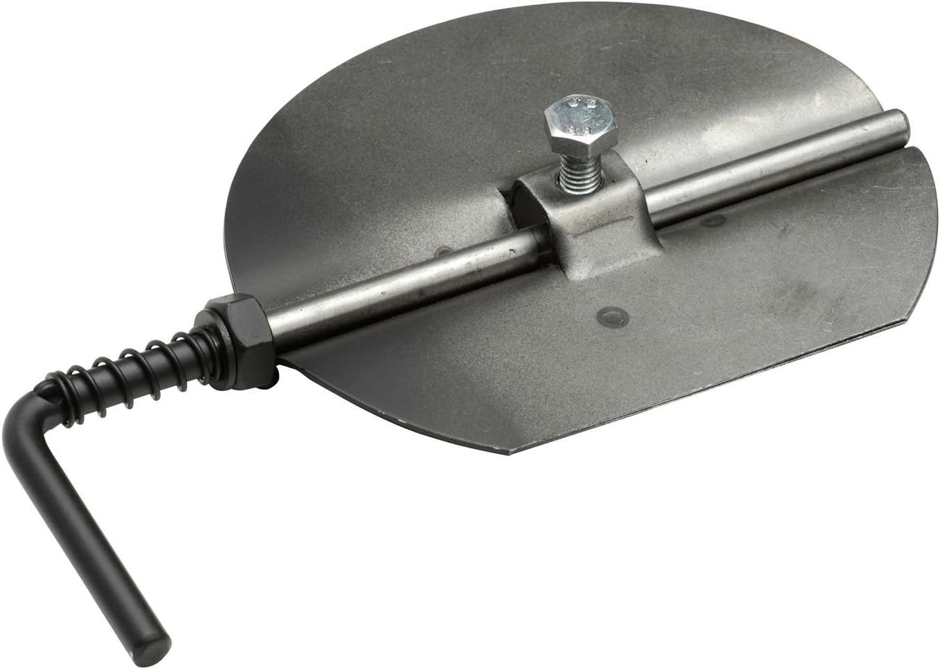 Valvola A Farfalla Per Tubi Fumari Diametro 150 Mm – Acciaio Alluminato Grigio, Linea Legna