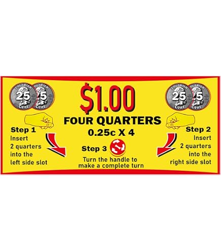 Price Sticker for Gumball Candy Vending Machines .50 Cent - 2