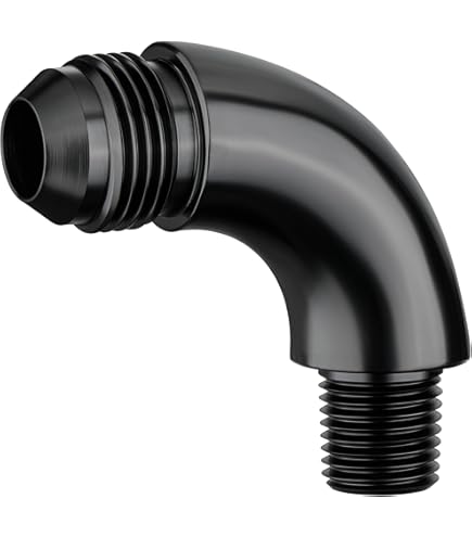 AN Reducer Fitting 4AN To 3 - Female Swivel To Male Flare Adapter In Black Anodized Aluminum Aluminum Fuel Line Adapter - Foto 7