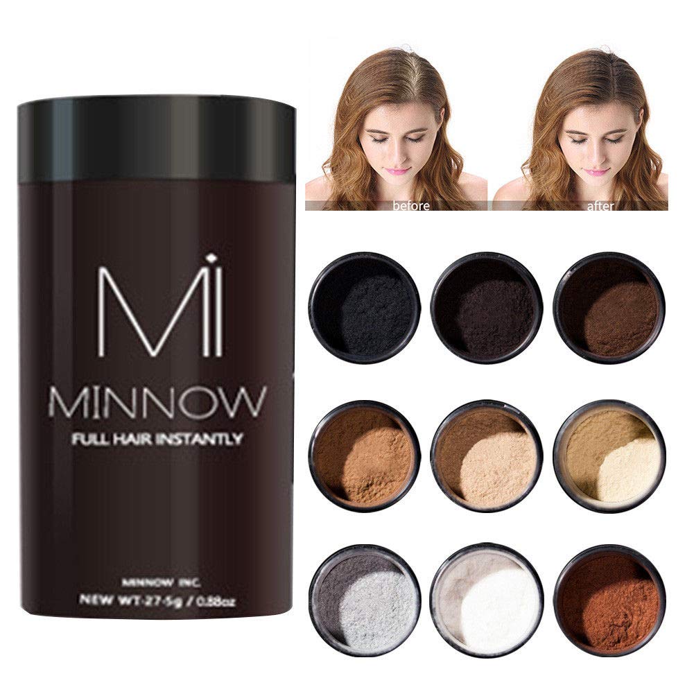 Shreeyas 9 Colors Hair Fiber Hair Loss Building Fiber Powder Hair