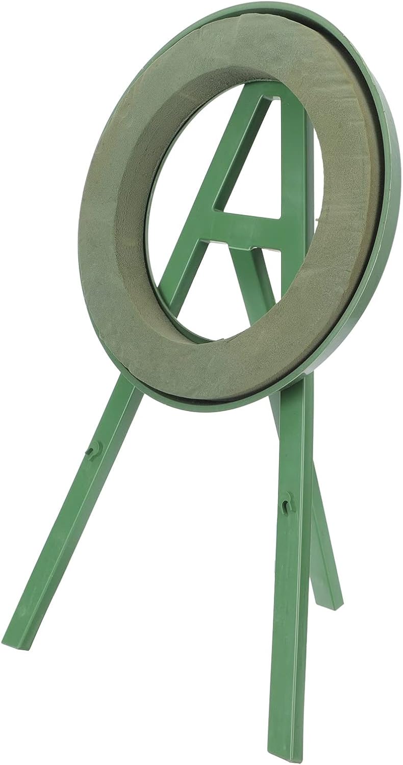 Wreath Hangers - jojofuny Green Decor 1Pc Wreath Rack Funeral Wreath Stand Fresh Flower Rack for Flower Shop Wedding Decor