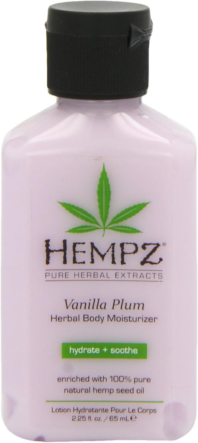 Hempz Vanilla Plum Herbal Moisturizer, 2.25 Oz Amazon.ca Beauty