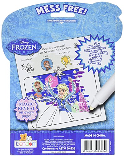 Bendon Frozen Imagine Ink Coloring Game Book, Magic Ink Pictures, Mess ...