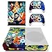 Vanknight Vinyl Decal Skin Stickers Cover for Xbox One S/Slim Console 2 Controllers
