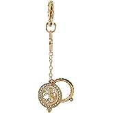 Artisan Owl 4X Magnifying Glass Key Chain (Gold Tone)
