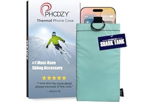 PHOOZY Apollo II Thermal Phone Case Cold Weather Insulated Pouch | Extends Battery Life 4X | NASA Tech Skiing Snowboard Accessories | Military Grade | Large - Mint