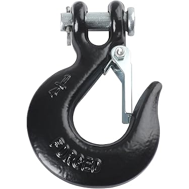 Buyers Products Company B076A 3- Hole Black Powder Coated Drop Forged Bolt On Heavy Duty Towing Hook