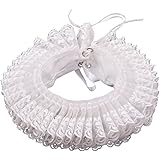 Collare Barocco Bianco Gorgiera - Colletto Pieghettato Stile Rinascimentale Per Costumi E Eventi - Foto 13