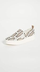 vince saxon leather sneakers