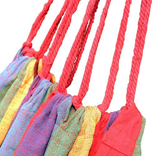 Songmics Hängematte Mehrpersonen 210 x 150 cm, Belastbarkeit bis 300 kg GDC210 – Bild 6