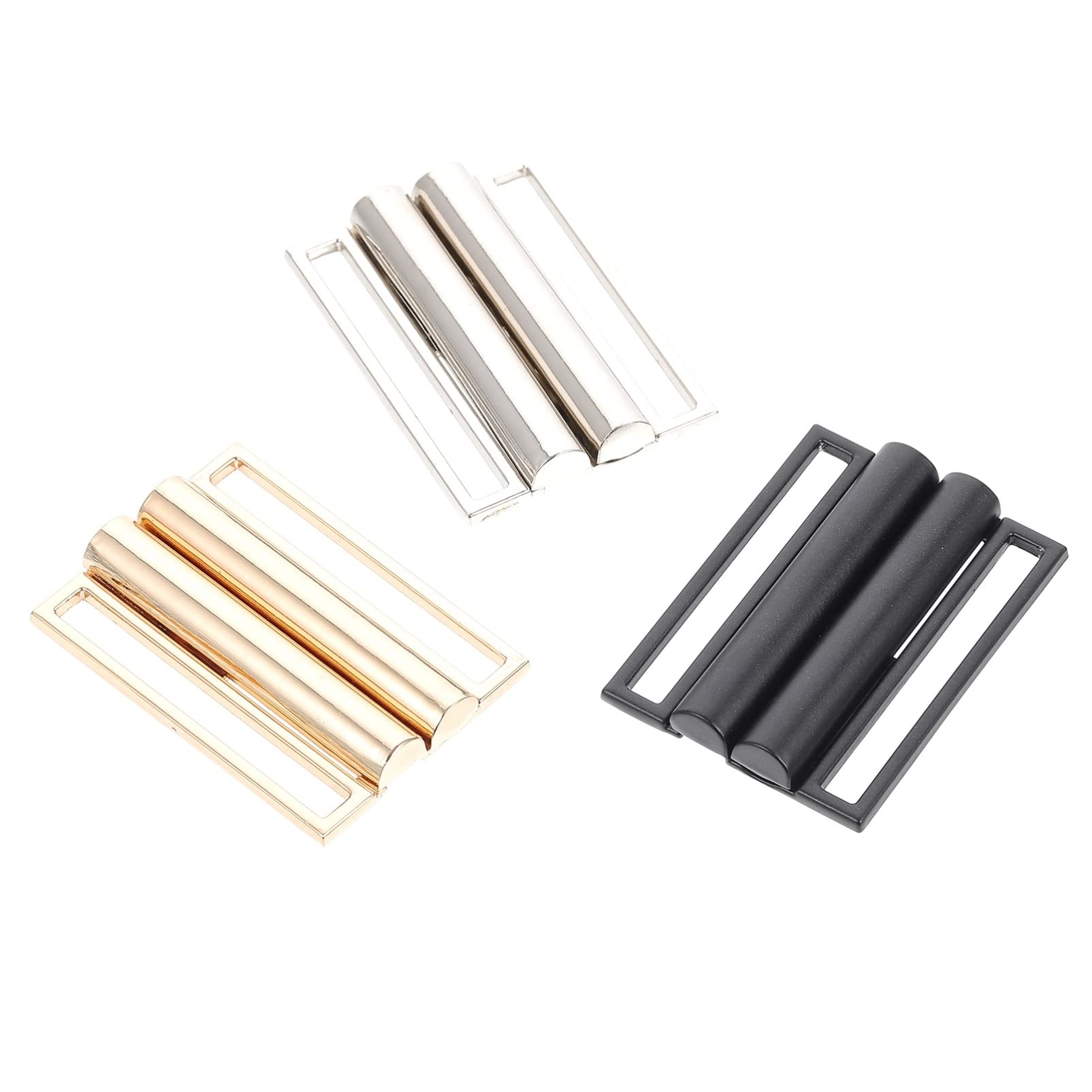 Metal Overcoat Belt Square Buckle: 3pcs Clothes Belt Buckles Zinc Alloy Sdjustable Square Buckles DIY Coat Belt Replacement Bucles Accessories for Women Men