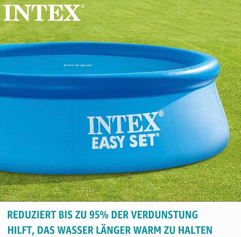 Solarabdeckplane für Easy Pool 244 cm Stärke 120 Mikron, Fertigungsmaß: Circa 206, 28010