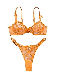 Lilosy Sexy Cute Underwire Push Up Strappy Heart