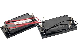 Foxnovo Professional Sealed Humbucker Pickups Set for Gibson Epiphone Les Paul Guitars (Black)