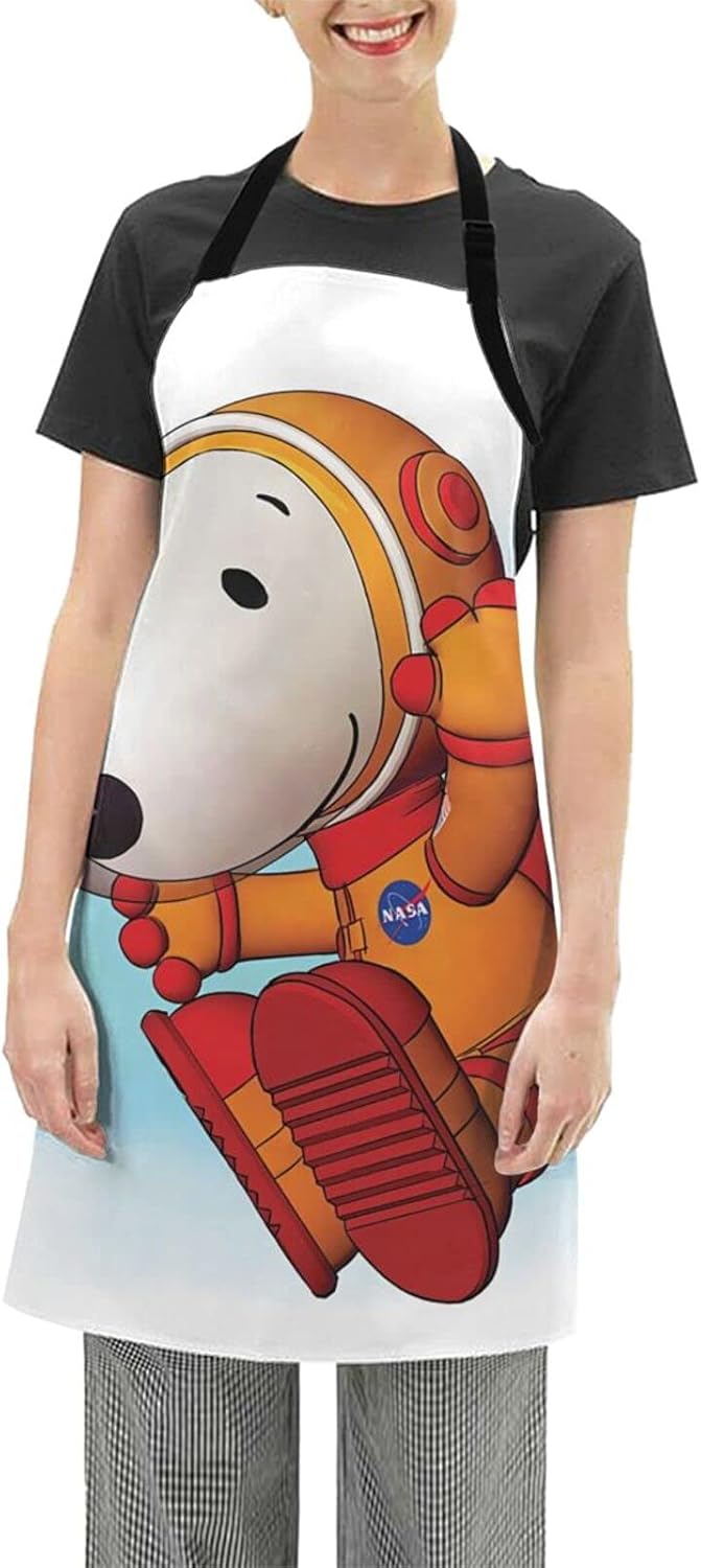 Cartoon Snoopy Chefs Apron Cooking And Baking Aprons For Men And Women
