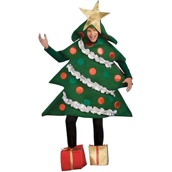 Amazon.com: Std Size Adult Festive Christmas Tree Costume : Clothing, Shoes  & Jewelry
