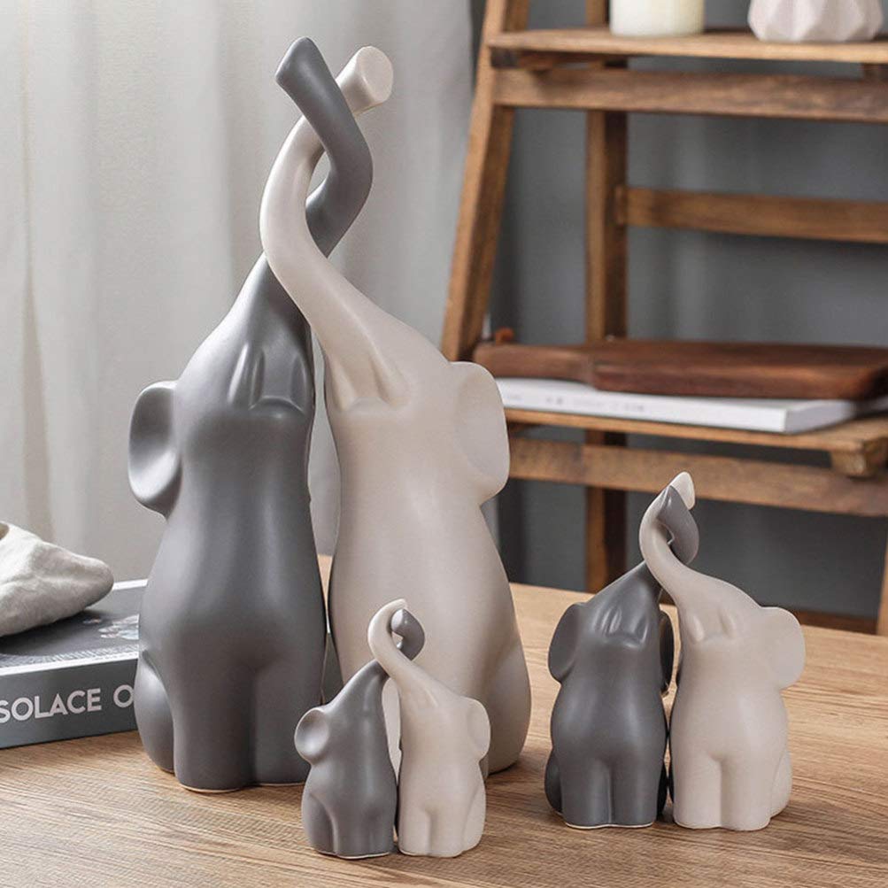 Ornamenti Giardino Elefanti Che Ridono – Decorazione Grande Interno/Esterno – Regalo