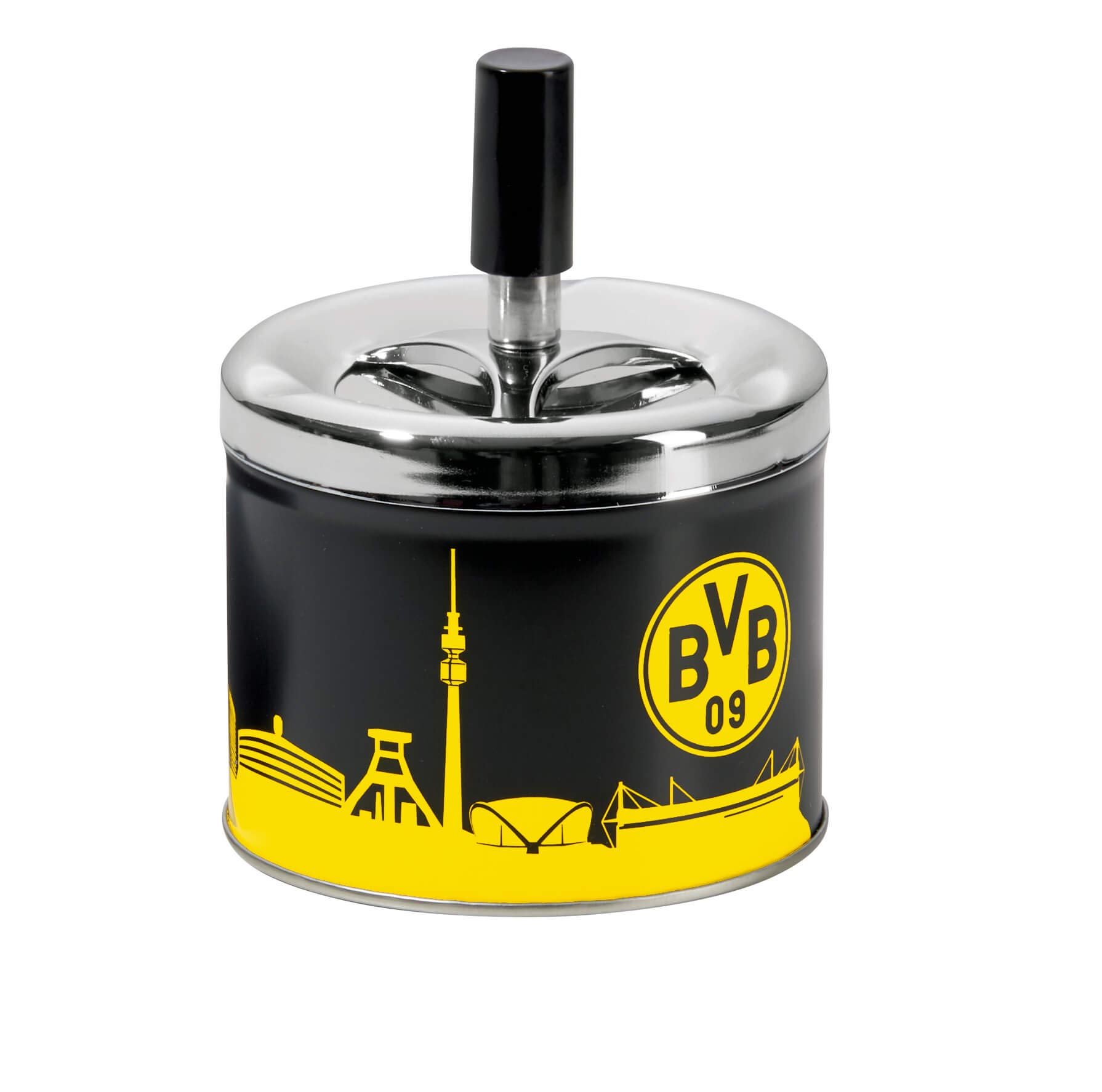 Borussia Dortmund, Ash tray, black-yellow,