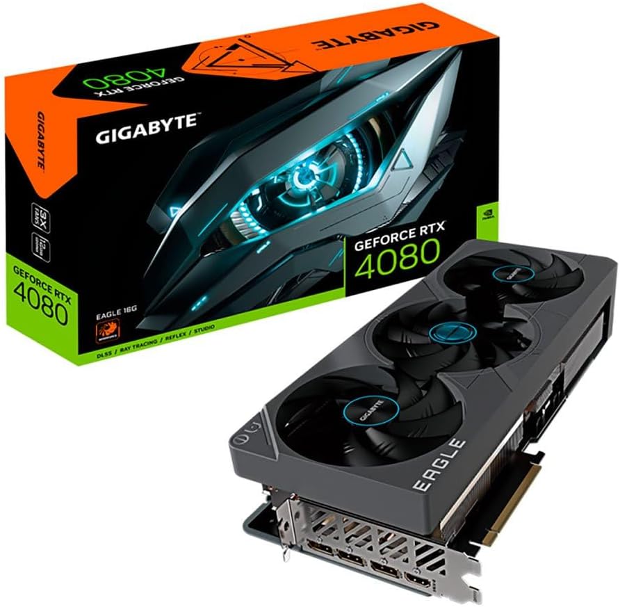 Gigabyte RTX 4080 EAGLE 16GB GDDR6X Graphics Card PCI-E 4.0 DLSS 3