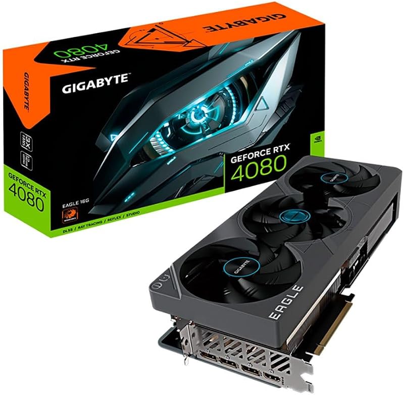 Gigabyte RTX 4080 EAGLE 16GB GDDR6X Graphics Card PCI-E 4.0 DLSS 3