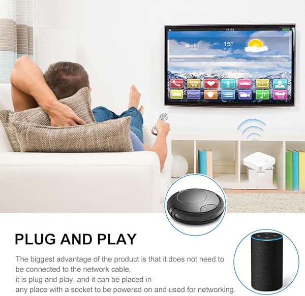 POHOVE Puerta inteligente de bloqueo WiFi GatewayEntrada sin llave Wi Fi GatewayZigbee 3 0 Smart HubSmart Zigbee Gateway BridgeControl remoto Bluetooth Lock funciona con 2 4g Wifi Network