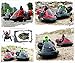 SZJJX RC Battle Bumper Cars, Set of 2 Stunt Remote Control VS Vehicles 27MHz/40MHz , Speed Electric Trucks with Ejectable Drivers Red/Green