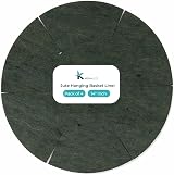 Karrma Ltd Natural Jute Hanging Basket Liner 14in Pack of 4 Biodegradable view 1