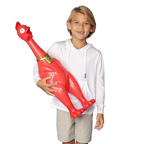 Animolds Hug Me Giant Rubber Chicken- Huge Screaming Rubber