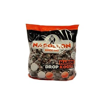 Napoleon Bonbons Harde Drop Kogel 1000g Beutel (Lakritzpulver-Kern)