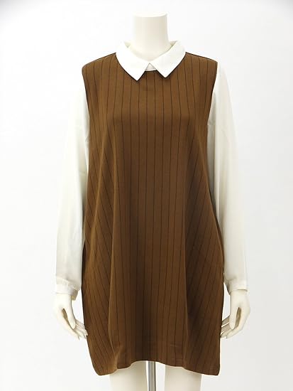 Amazon ページボーイ Pageboy Pageboy ストライプコクーンワンピース ワンピース チュニック 通販