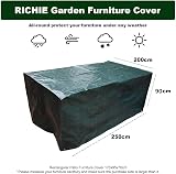 RICHIE Outdoor Furniture Covers 250x200x90cm Waterproof Garden Table & Chairs view 2