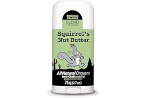 Squirrel's Nut Butter Anti Chafe Stick | All Natural Chafe Prevention & Skin Care for Athletes, Runners & Adventurers | Thigh