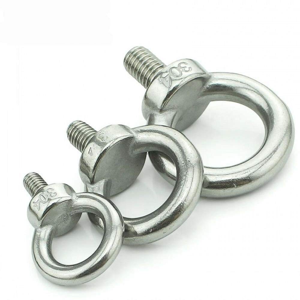 M3 M4 M5 M6 M8 M10 M12 M16 Shouldered Lifting Eye Bolts/Eye Nuts 304 A2