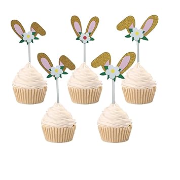 Suppar Pink And Gold Girl Baby Shower Cupcake Toppers Gender
