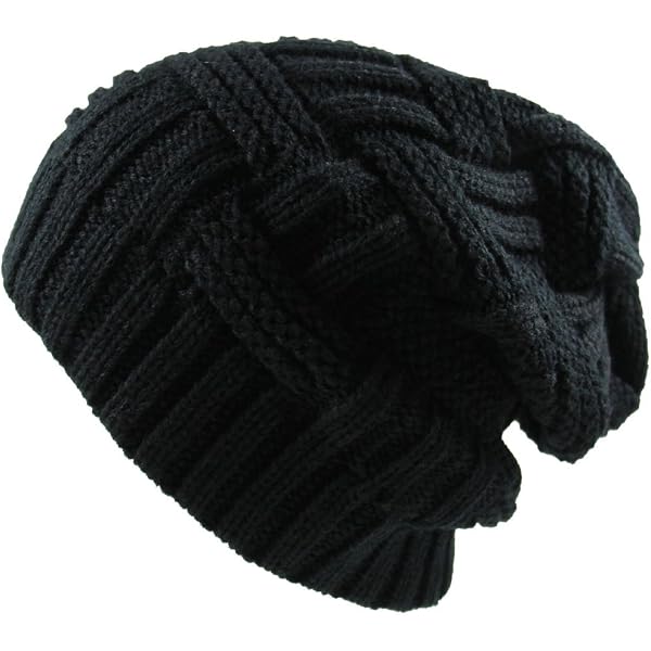 Buy Jocker Woolen Slouchy Beanie Cap For Men & Women ( BLACK) Online At