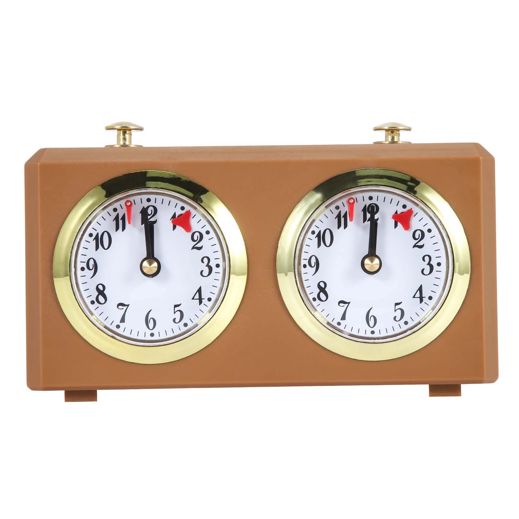 Aboiledy Chess Clock Timer, Mechanical Chess Clock Analog for Chess Game Tournament Board Game