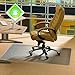 Floortex Cleartex Enhanced Polymer Rectangular Chair Mat for Carpets up to 3/8