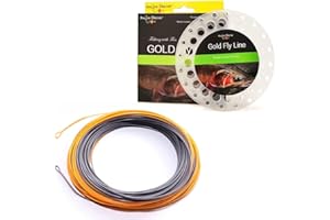 ANGLER DREAM Gold Fly Line 90FT Weight Forward Floating 2 3 4 5 6 7 8 9WT Fly Fishing Line