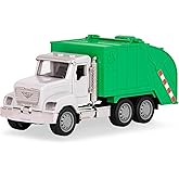 Driven by Battat – Camion de recyclage, 18 cm – Camion de recyclage Pour Enfants – Véhicule de Travail jouet – Lumières et so