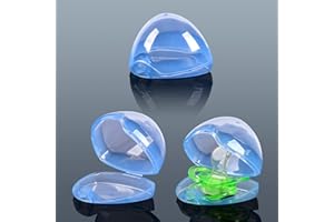 Xthuge Pacifier Box,Pacifier Case,Pacifier Holder Case,Pacifier Clip,Pacifier Container for Travel,BPA Free,Pacifier Accessories 3 Pack （Sky Blue）