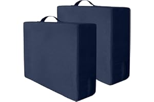 FOREARD Stadium Seat Cushion 3.15 Inches Thick Portable with Handle Bleacher Cushions for Indoor Outdoor Events Waterproof Chair Pad