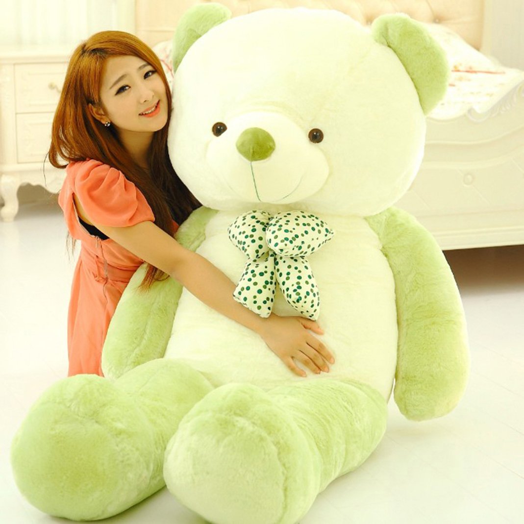 light green teddy bear